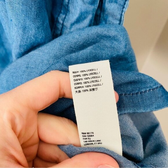 Free People Summer Love Top Blue Sz Medium - Picture 5 of 8